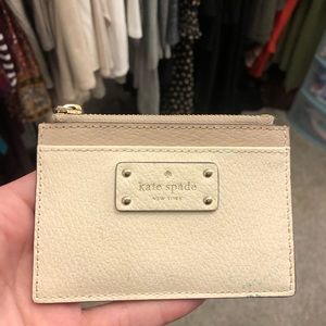Kate Spade leather card/coin holder